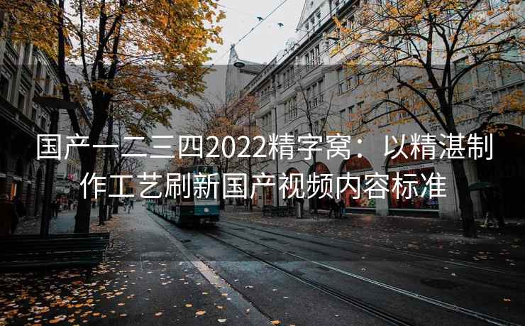 国产一二三四2022精字窝：以精湛制作工艺刷新国产视频内容标准